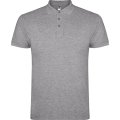 Heren Polo Star Roly PO6638 Heather Grey